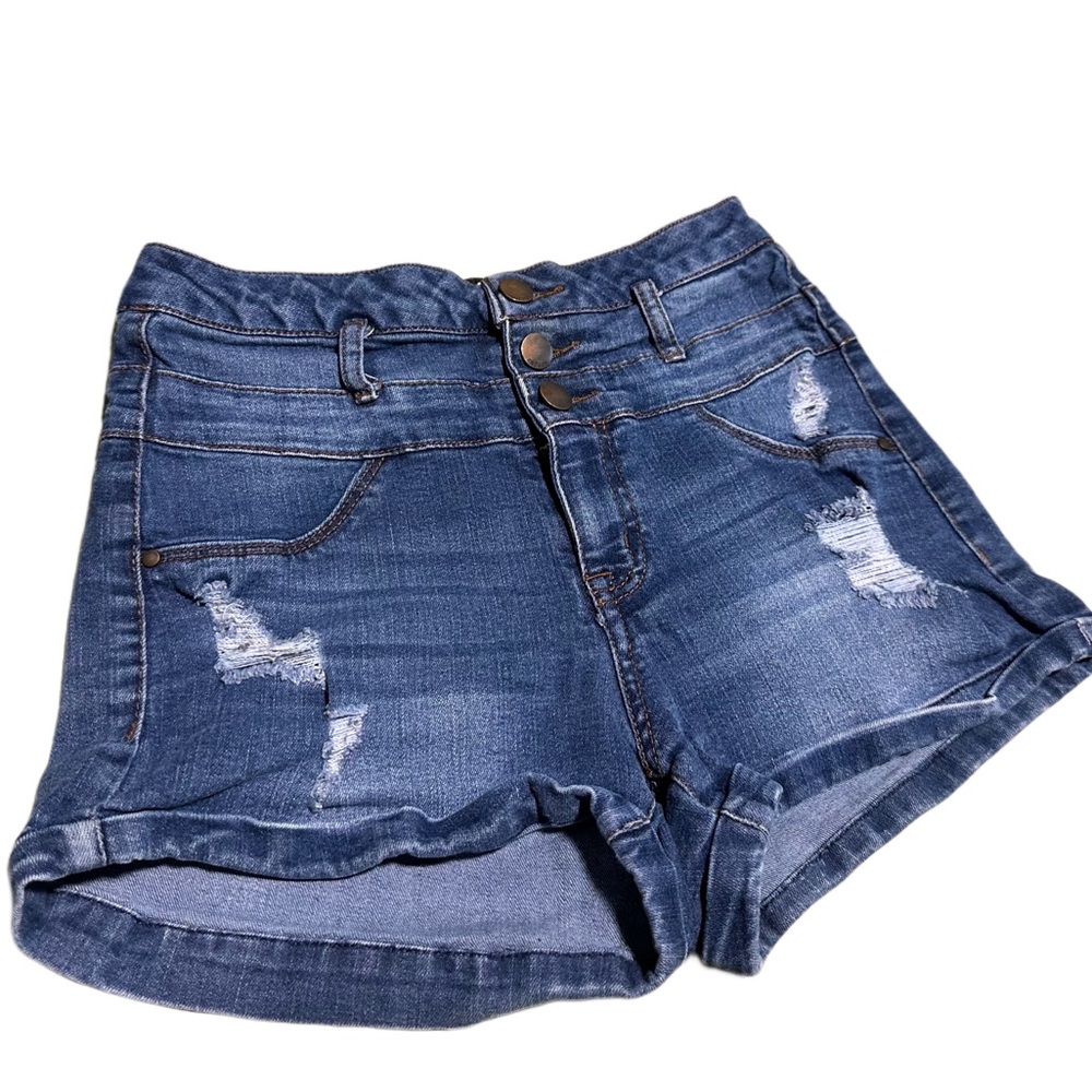 Refuge Denim 3 Button Shorts